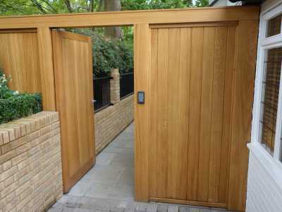 keypad entry for secure timber external door